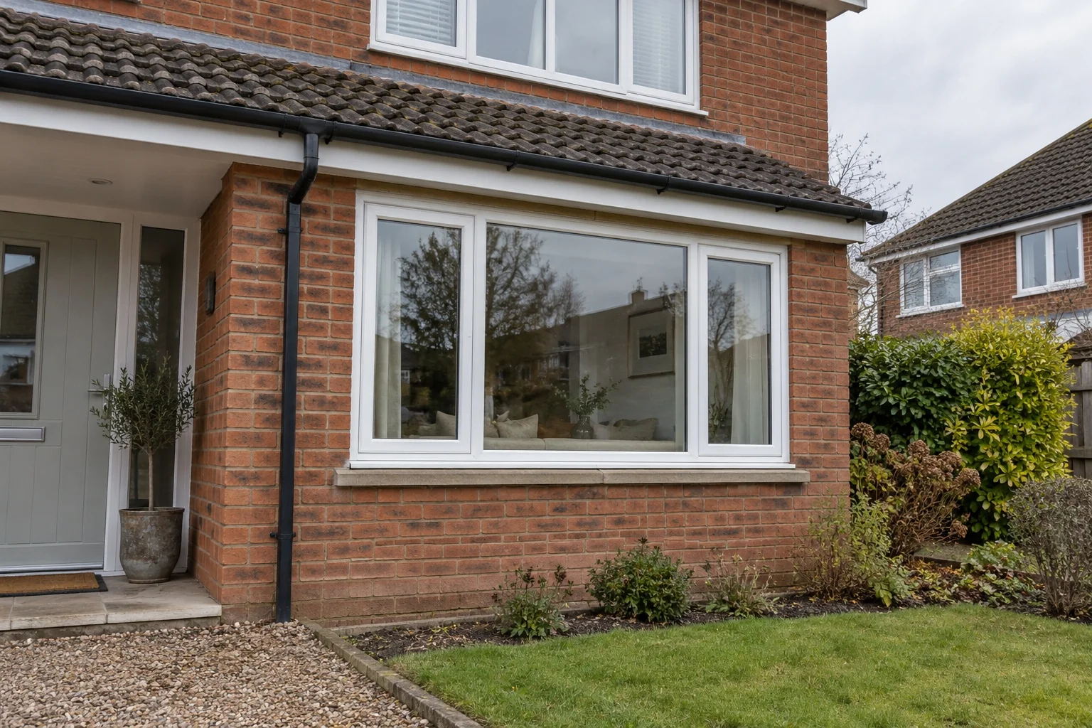 uPVC casement window example on a UK property