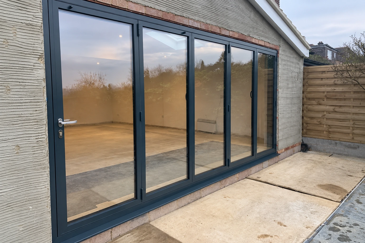 Bifold door inspiration: Five-panel · modern extension