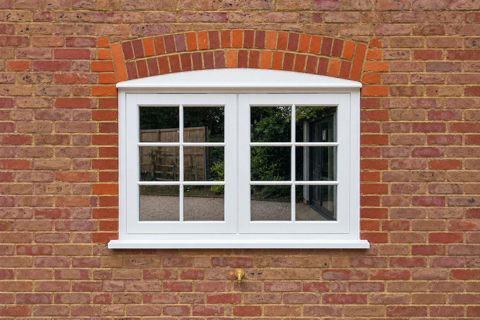 Traditional-style timber window example