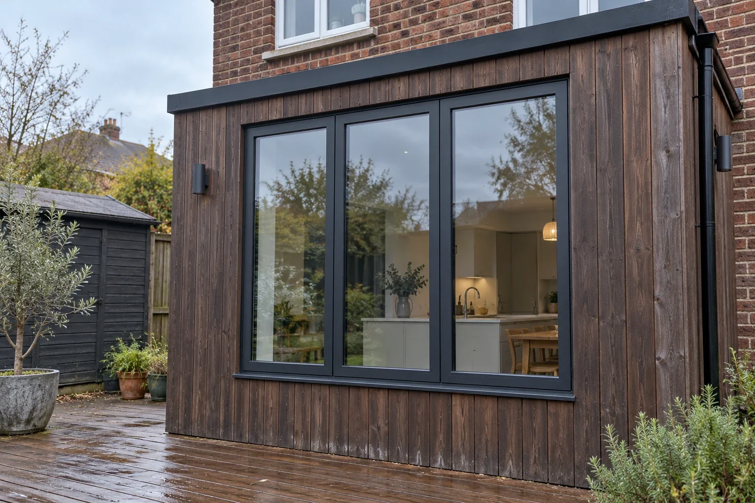 Aluminium windows window example on a UK property