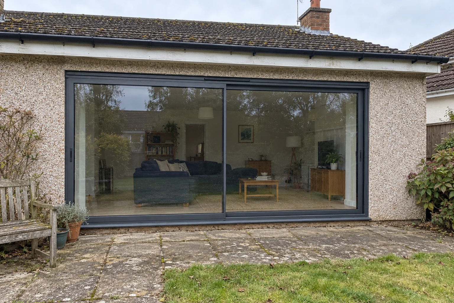 Sliding patio doors: Bungalow glazing